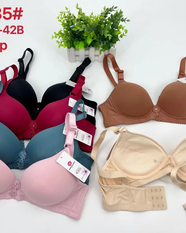 Wholesale padded 3-row hook bra model 885 B杯厚杯三排扣 from factory 278