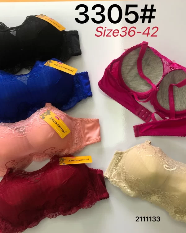 Wholesale Bandeau Lace Trim Bra (3305) - China lingerie manufacturer & supplier