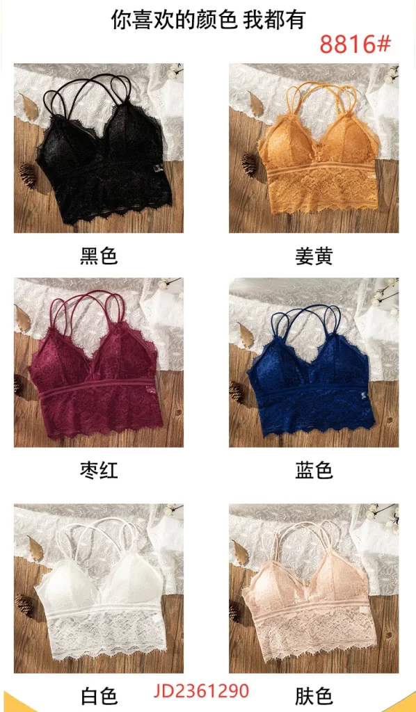 Wholesale Bandeau bra model 8816 from factory 236 - China lingerie manufacturer & supplier