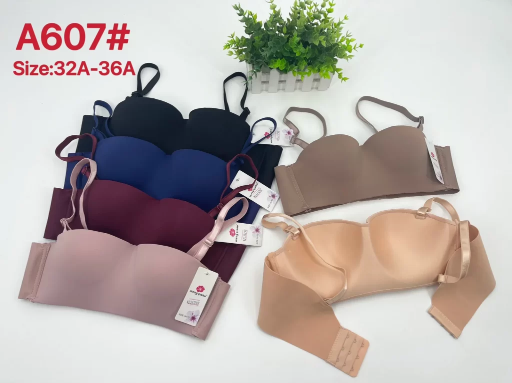 Wholesale Bandeau bra A cup model A607 from factory 233 - China lingerie manufacturer & supplier
