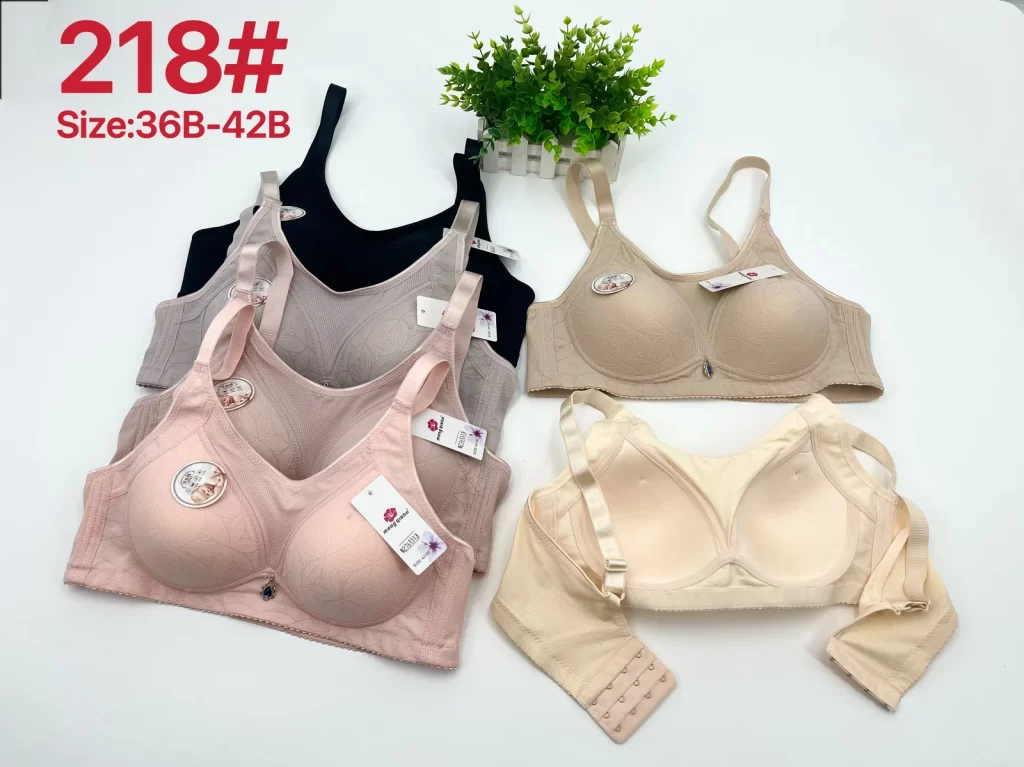 Wholesale Bandeau Jacquard Bra B Cup (218) - China lingerie manufacturer & supplier