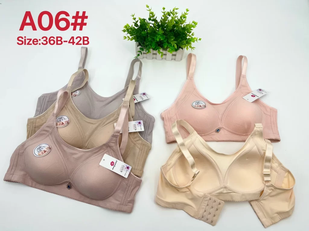 Wholesale Bandeau Jacquard Bra B Cup (A06) - China lingerie manufacturer & supplier