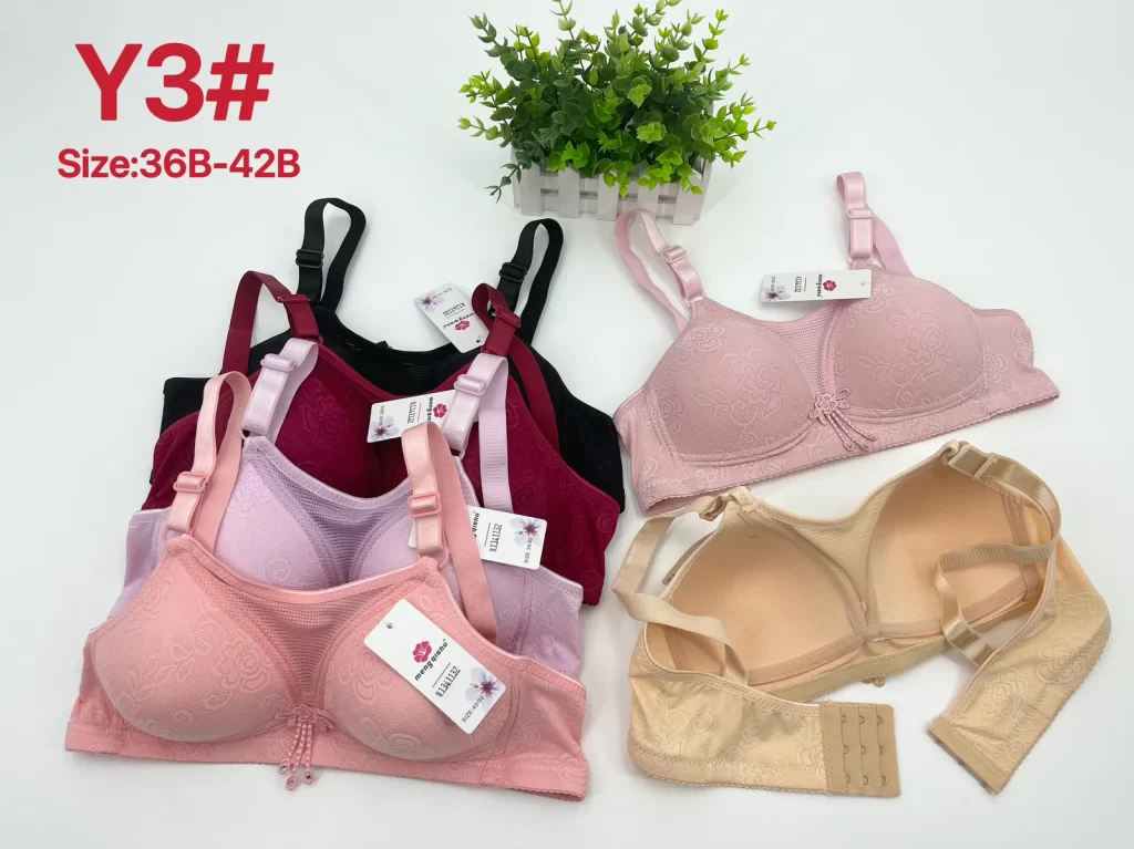 Wholesale Bandeau Jacquard Bra B Cup (Y3) - China lingerie manufacturer & supplier