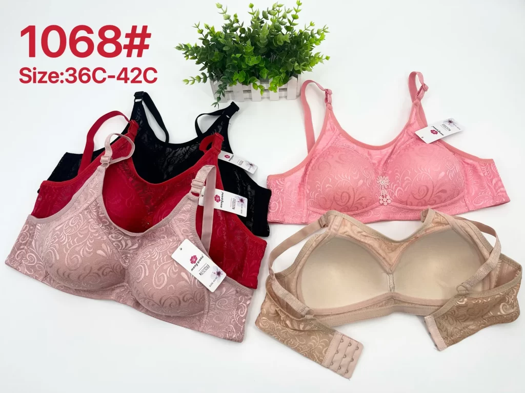 Wholesale Bandeau Lace Trim Bra C Cup (1068) - China lingerie manufacturer & supplier
