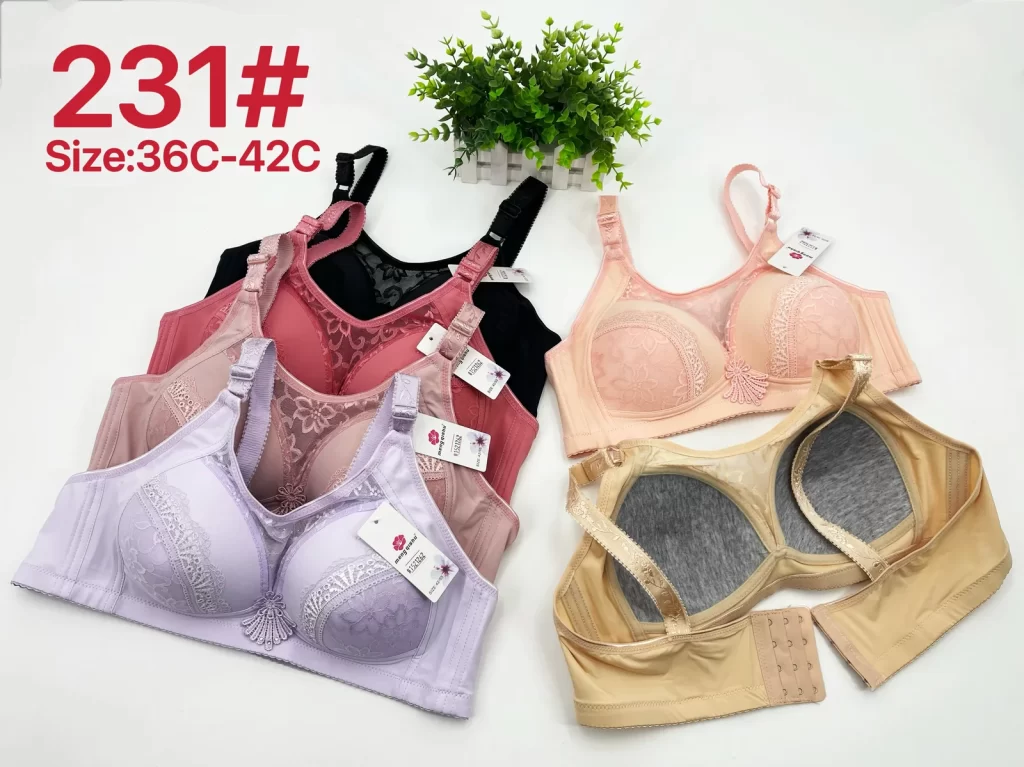 Wholesale Bandeau Lace Trim Bra C Cup (231) - China lingerie manufacturer & supplier