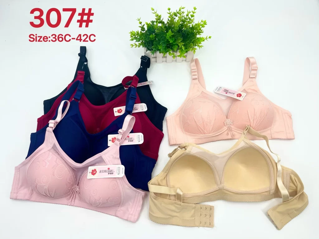 Wholesale Bandeau Jacquard Bra C Cup (307) - China lingerie manufacturer & supplier