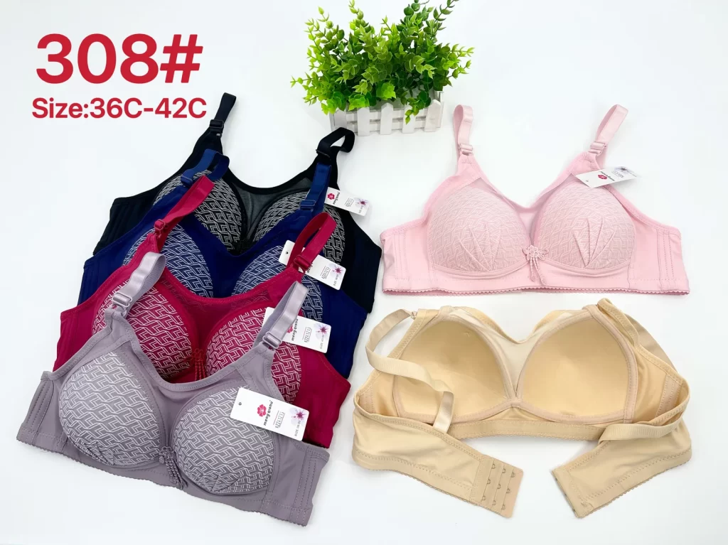 Wholesale Bandeau bra C cup model 308 from factory 224 - China lingerie manufacturer & supplier