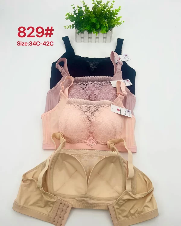Wholesale Bandeau Lace Trim Bra C Cup (829) - China lingerie manufacturer & supplier