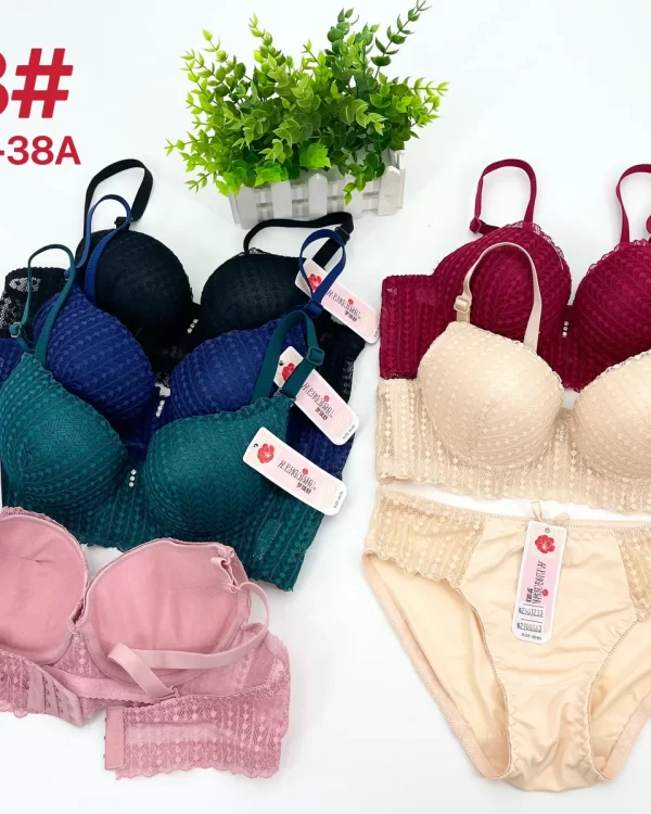 Wholesale Jacquard Bra Set A Cup (203) - China lingerie manufacturer & supplier