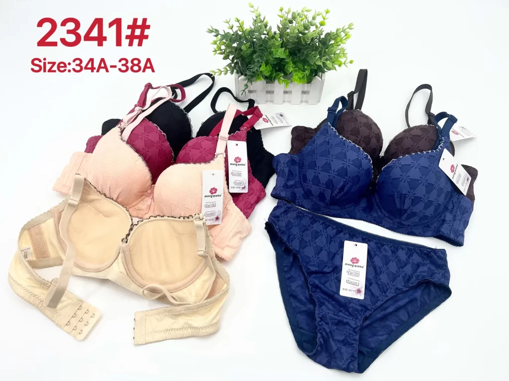 Wholesale Jacquard Bra Set A Cup (2341) - China lingerie manufacturer & supplier
