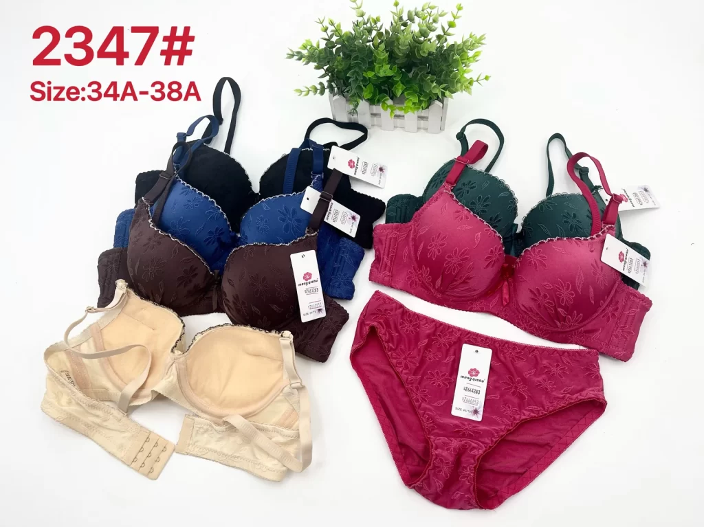 Wholesale Jacquard Bra Set A Cup (2347) - China lingerie manufacturer & supplier
