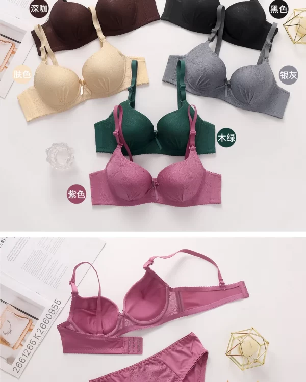 Wholesale Jacquard Bra Set A Cup (2377) - China lingerie manufacturer & supplier