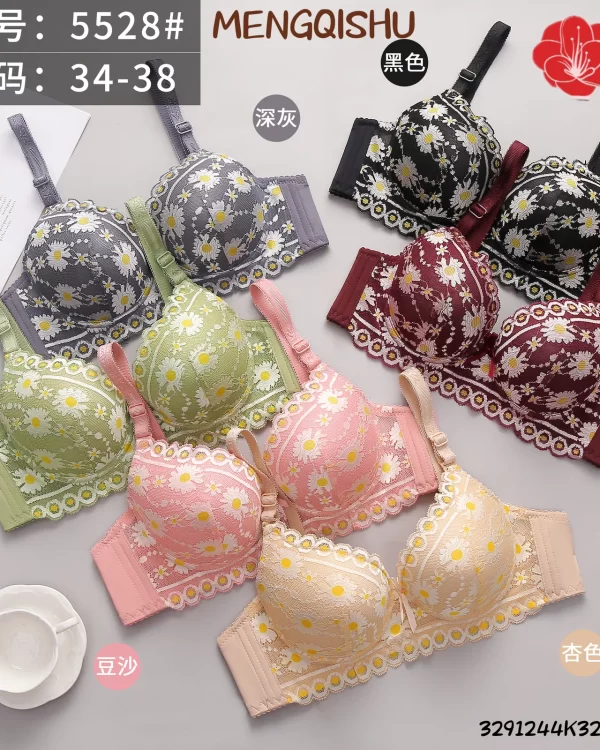 Wholesale Lace Trim Bra Set A Cup (5528) - China lingerie manufacturer & supplier