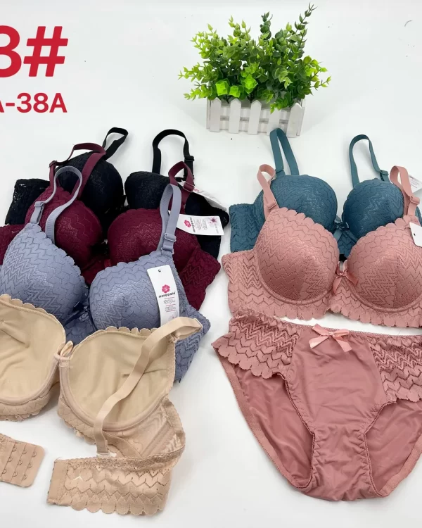 Wholesale Jacquard Bra Set A Cup (803) - China lingerie manufacturer & supplier