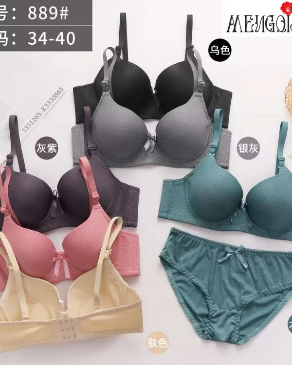 Wholesale Jacquard Bra Set A Cup (889) - China lingerie manufacturer & supplier