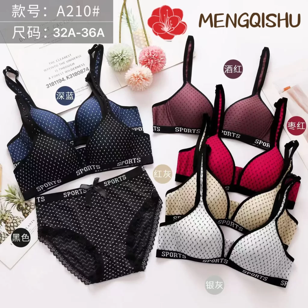 Wholesale Polka Dot Bra Set A Cup (A210) - China lingerie manufacturer & supplier