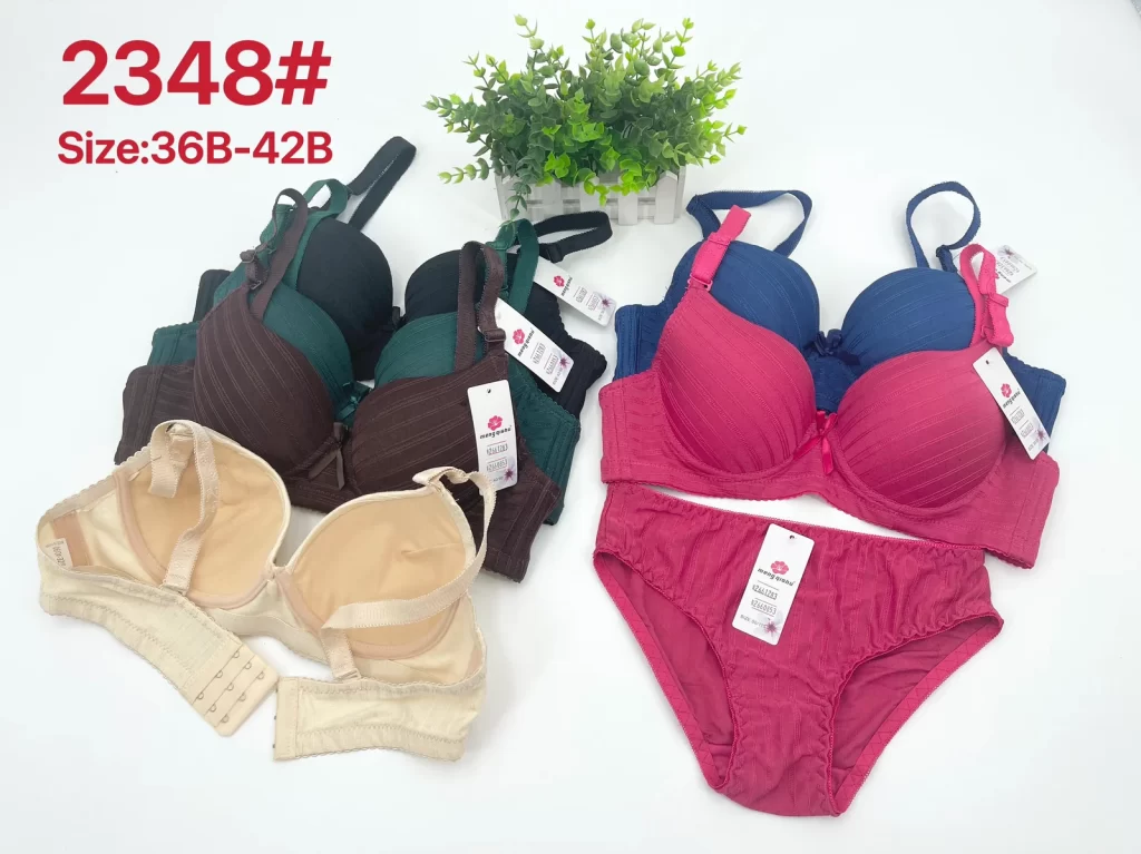 Wholesale Striped Bra Set B Cup (2348) - China lingerie manufacturer & supplier