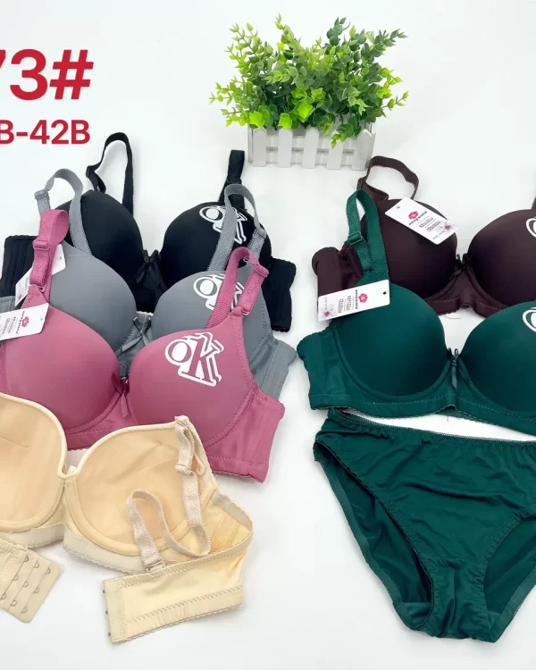 Wholesale Floral Print Bra Set B Cup (2373) - China lingerie manufacturer & supplier