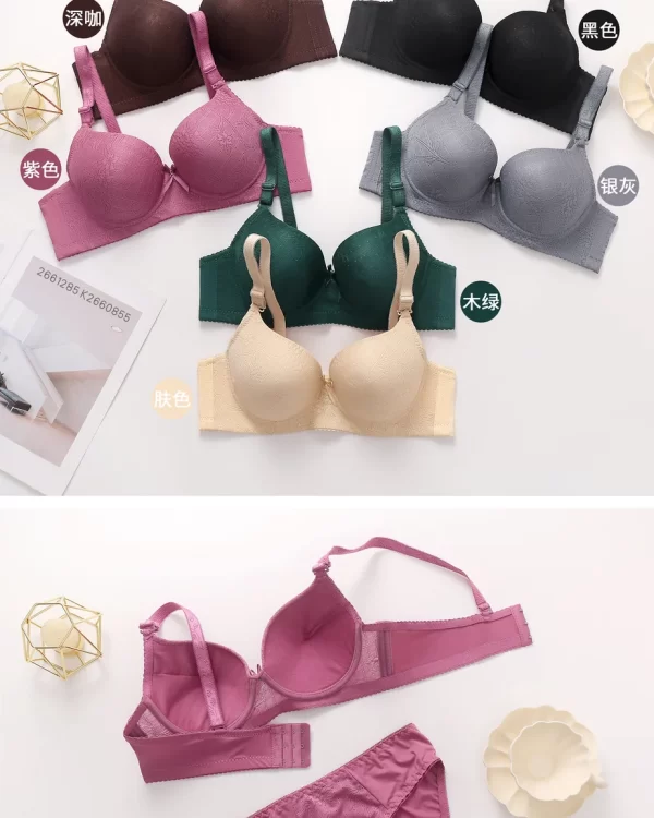 Wholesale Jacquard Bra Set B Cup (2376) - China lingerie manufacturer & supplier