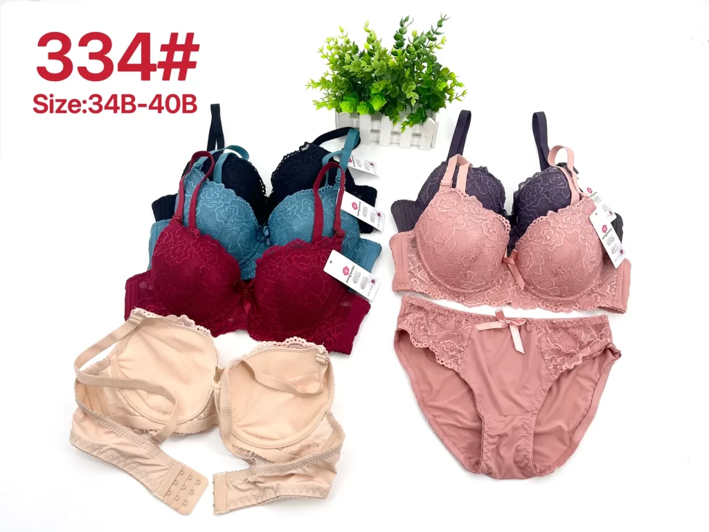 Wholesale Bra Set B cup model 334 from factory 272 - China lingerie manufacturer & supplier