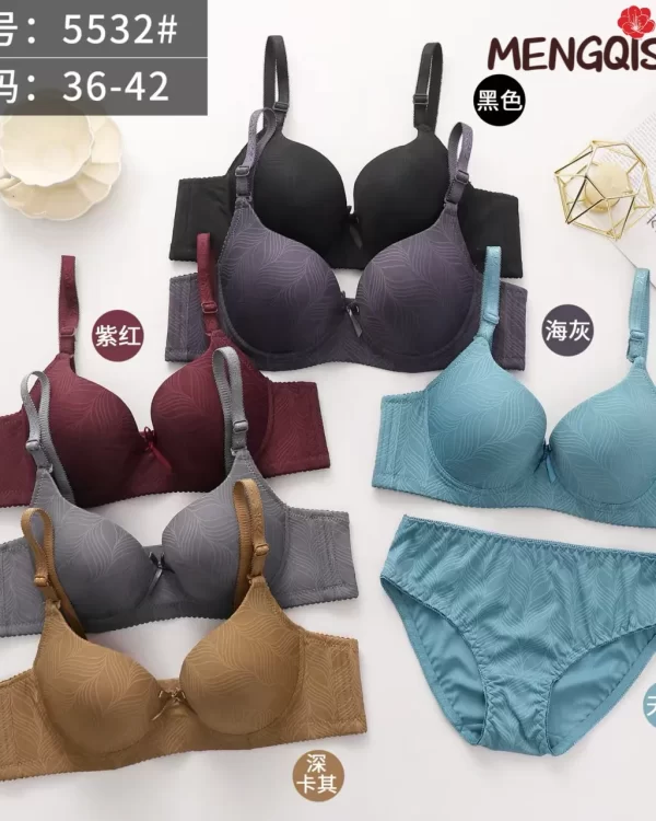 Wholesale Jacquard Bra Set B Cup (5532) - China lingerie manufacturer & supplier