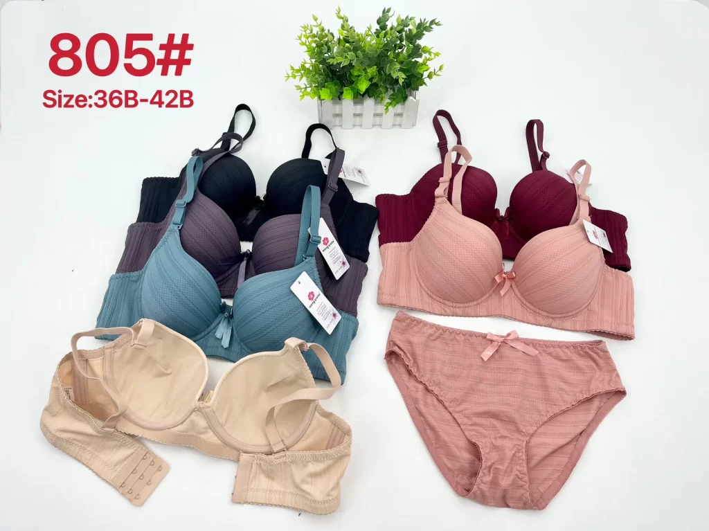 Wholesale Striped Bra Set B Cup (805) - China lingerie manufacturer & supplier