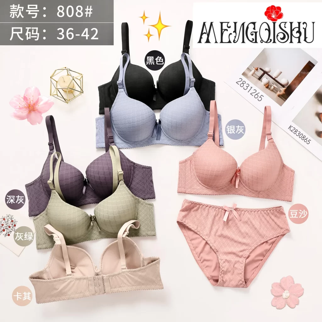 Wholesale Bra Set B cup model 808 from factory 283 - China lingerie manufacturer & supplier