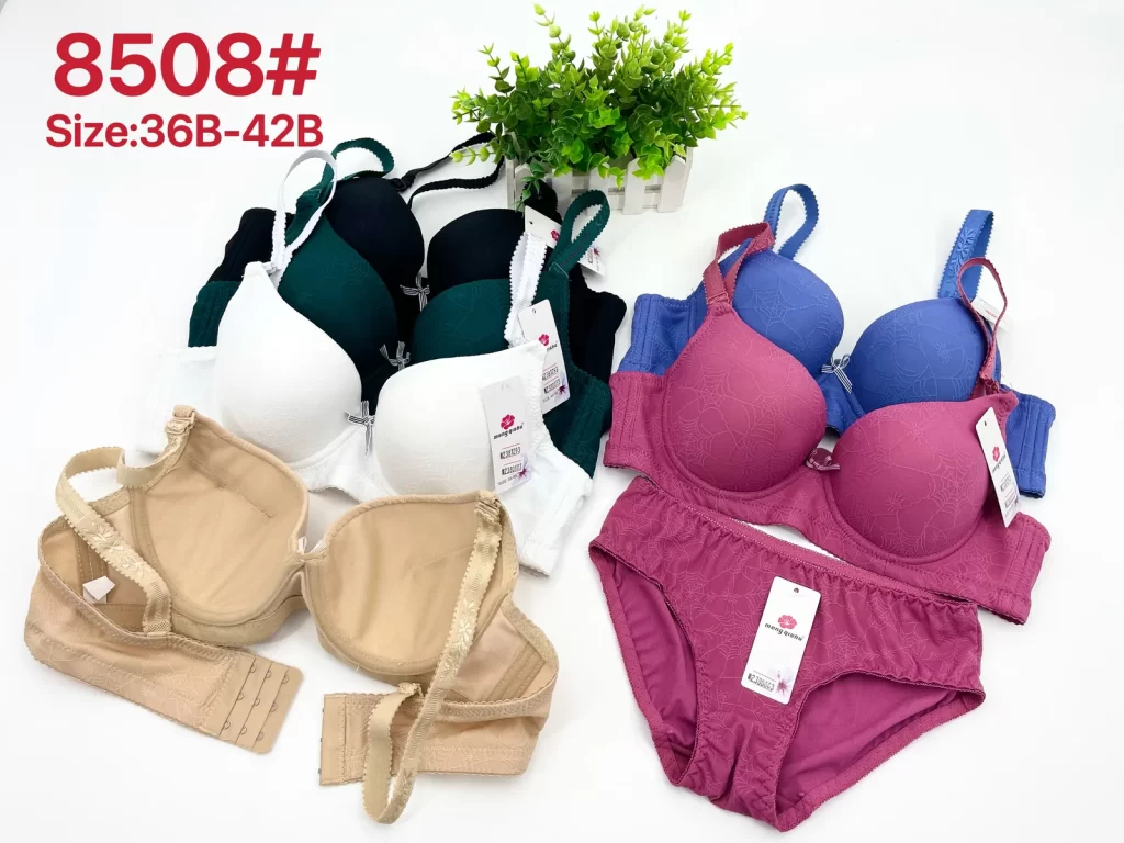 Wholesale Jacquard Bra Set B Cup (8508) - China lingerie manufacturer & supplier