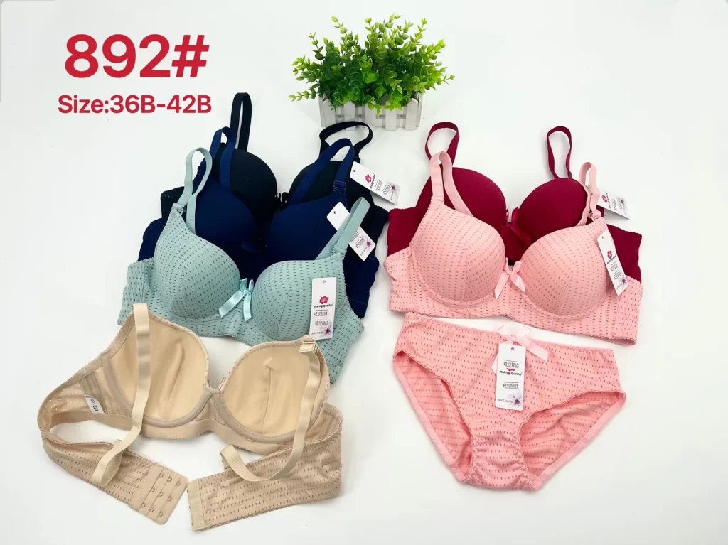 Wholesale Jacquard Bra Set B Cup (892) - China lingerie manufacturer & supplier