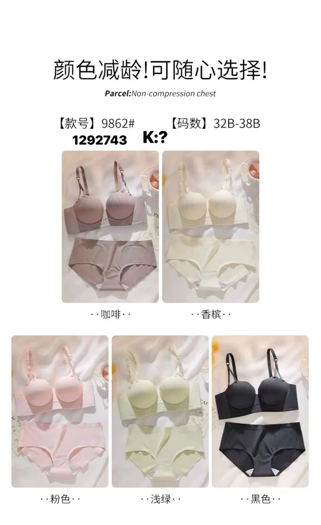 Wholesale Bra Set bra B cup model 9862 from factory 129 - China lingerie manufacturer & supplier