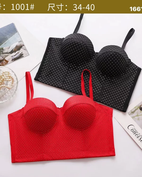 Wholesale Floral Print Polka Dot Bra (1001) - China lingerie manufacturer & supplier