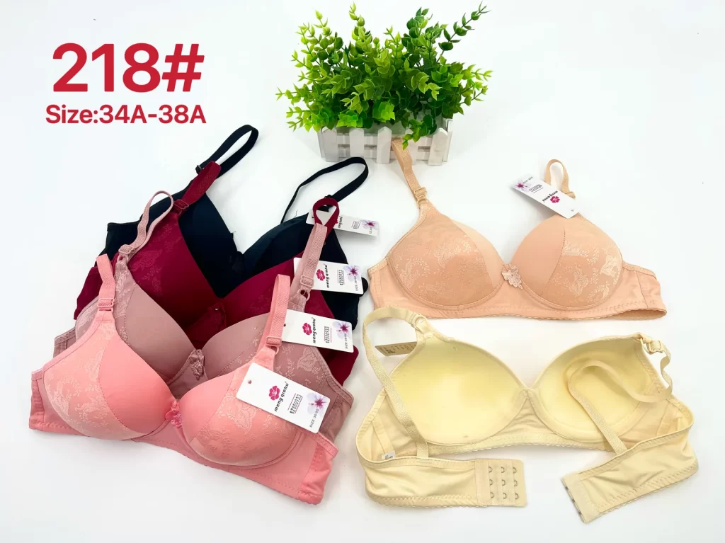 Wholesale Floral Print Jacquard Bra A Cup (218) - China lingerie manufacturer & supplier