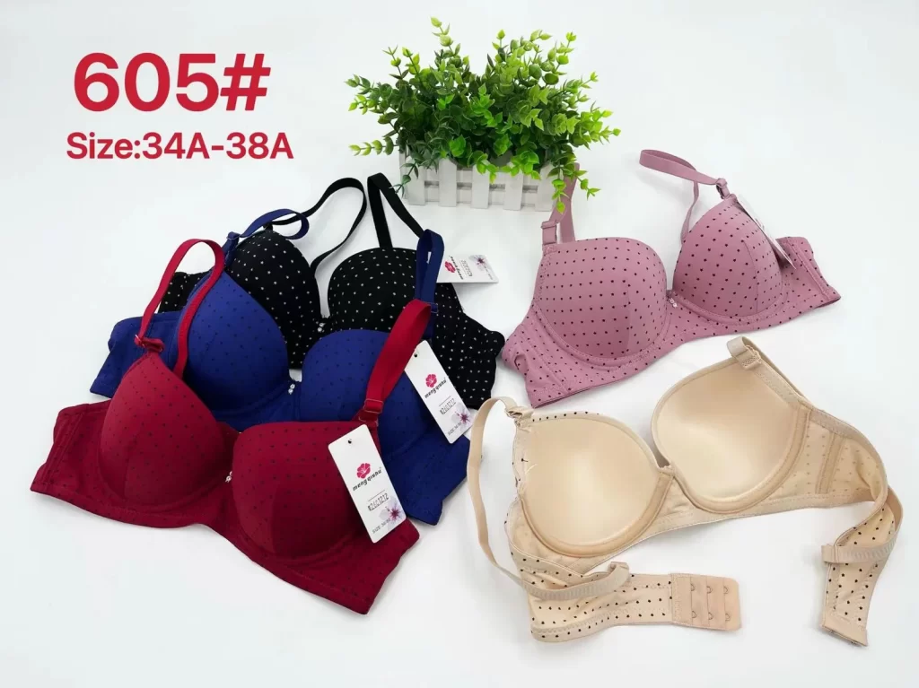 Wholesale Floral Print Bra A Cup (605) - China lingerie manufacturer & supplier
