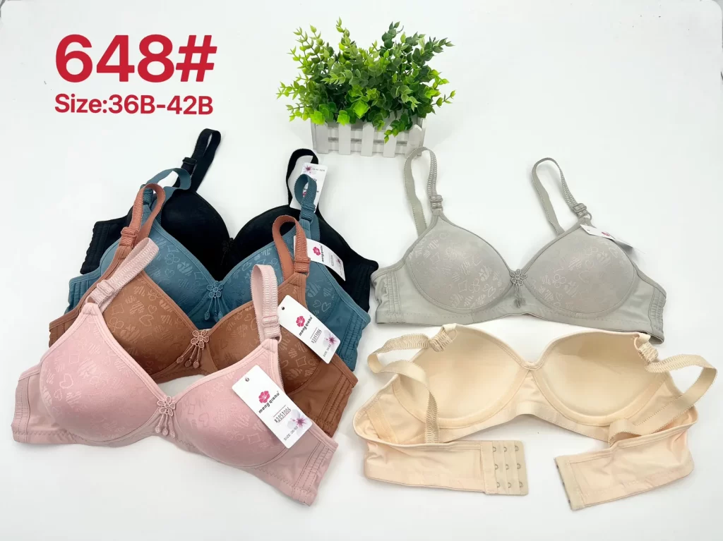 Wholesale Floral Print Jacquard Bra B Cup (648) - China lingerie manufacturer & supplier
