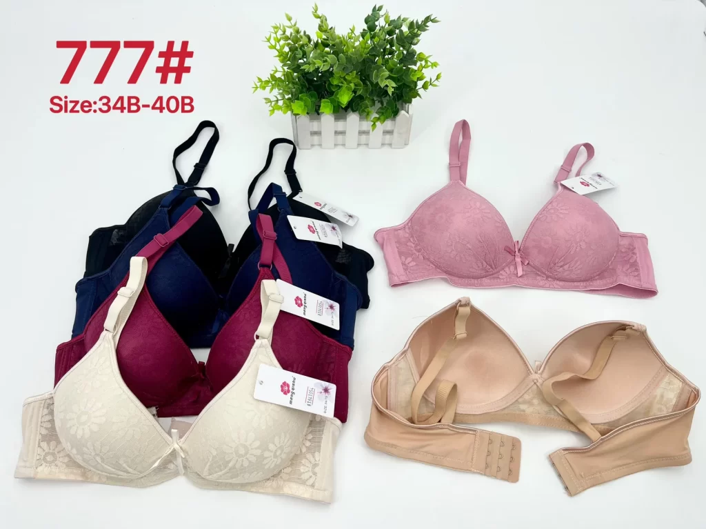 Wholesale Floral Print bra B cup model 777 from factory 184 - China lingerie manufacturer & supplier