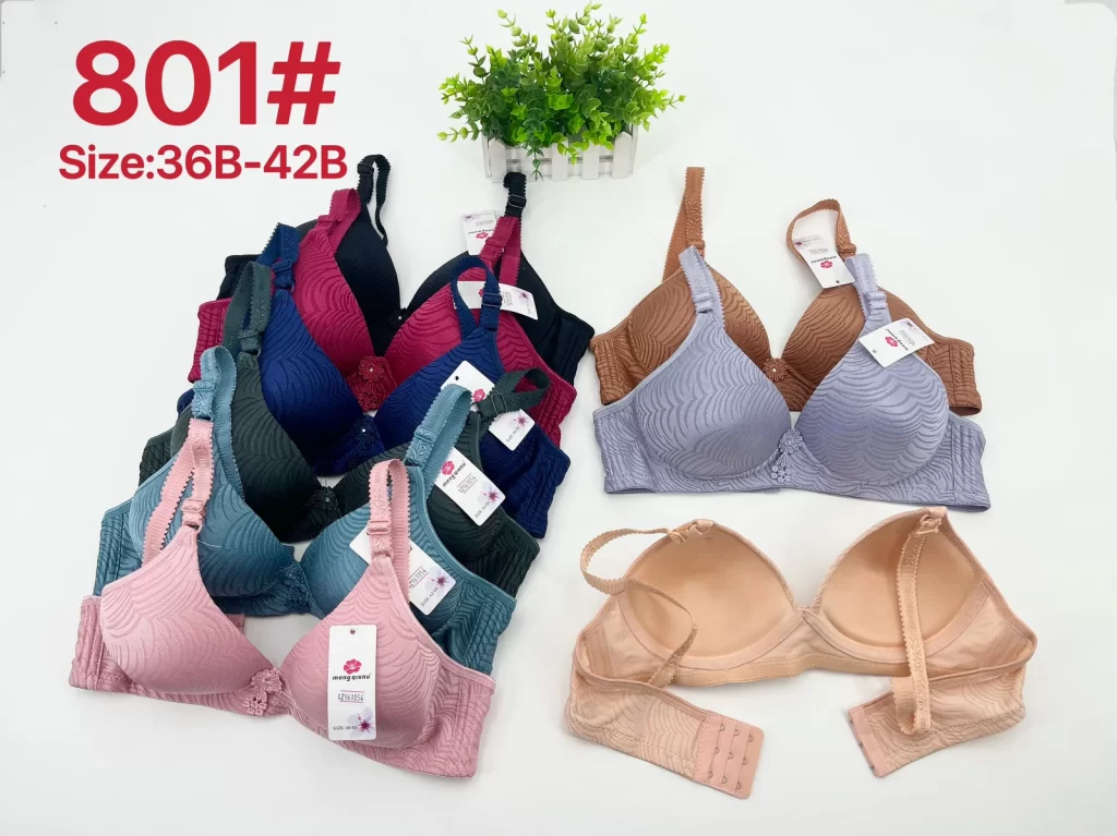 Wholesale Floral Print Jacquard Bra B Cup (801) - China lingerie manufacturer & supplier