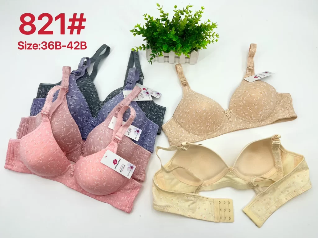 Wholesale Floral Print Bra B Cup (821) - China lingerie manufacturer & supplier