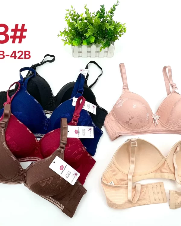 Wholesale Floral Print Jacquard Bra B Cup (833) - China lingerie manufacturer & supplier