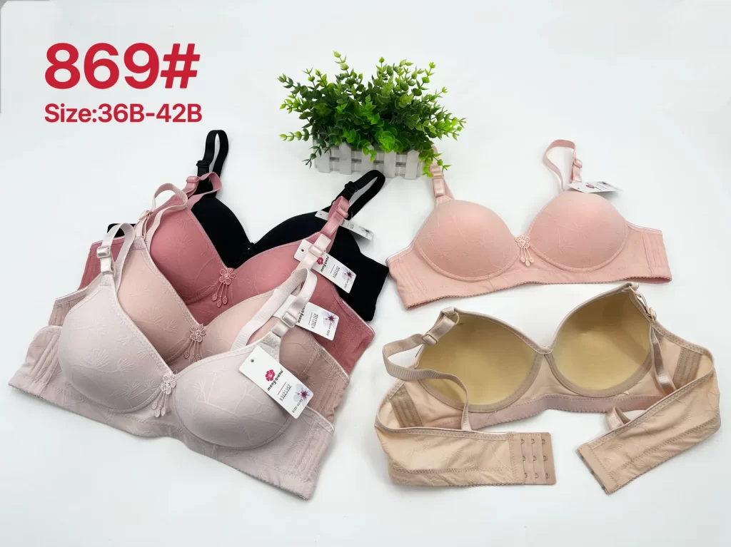 Wholesale Floral Print Jacquard Bra B Cup (869) - China lingerie manufacturer & supplier