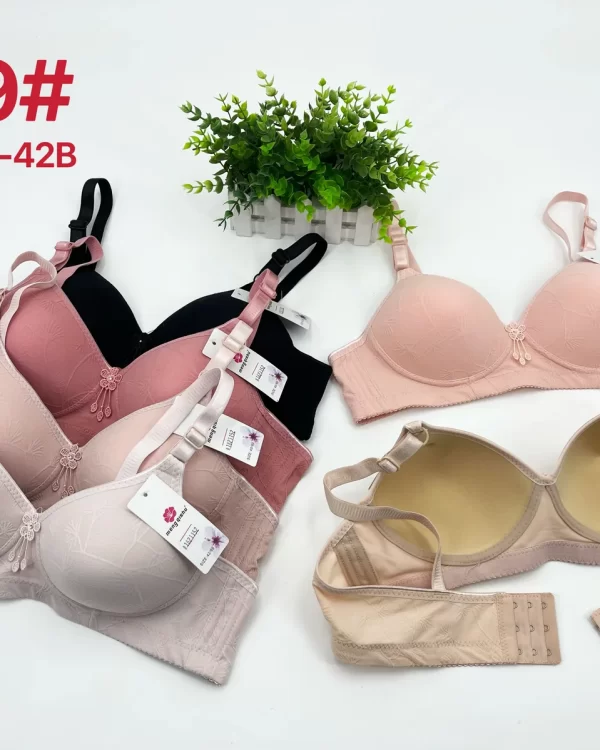 Wholesale Floral Print Jacquard Bra B Cup (869) - China lingerie manufacturer & supplier