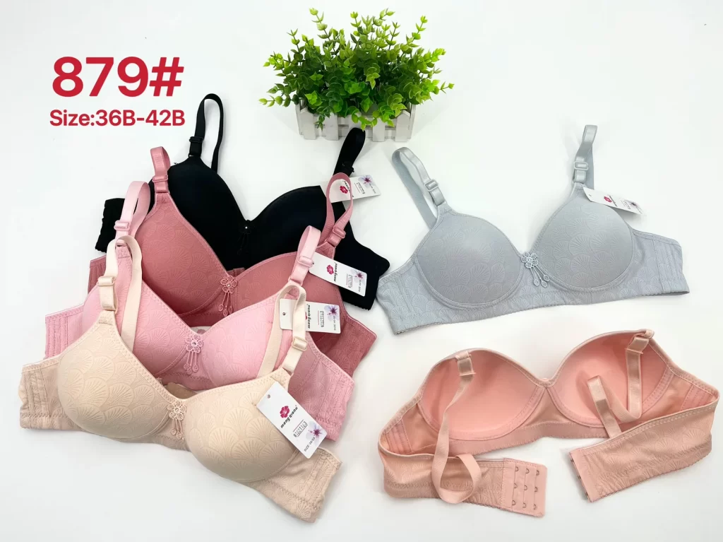 Wholesale Floral Print Jacquard Bra B Cup (879) - China lingerie manufacturer & supplier