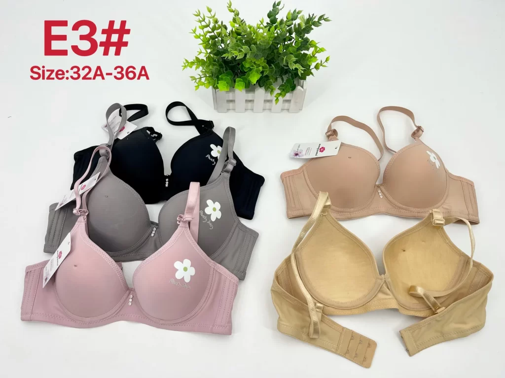 Wholesale Girls Floral Print Bra A Cup (E3) - China lingerie manufacturer & supplier