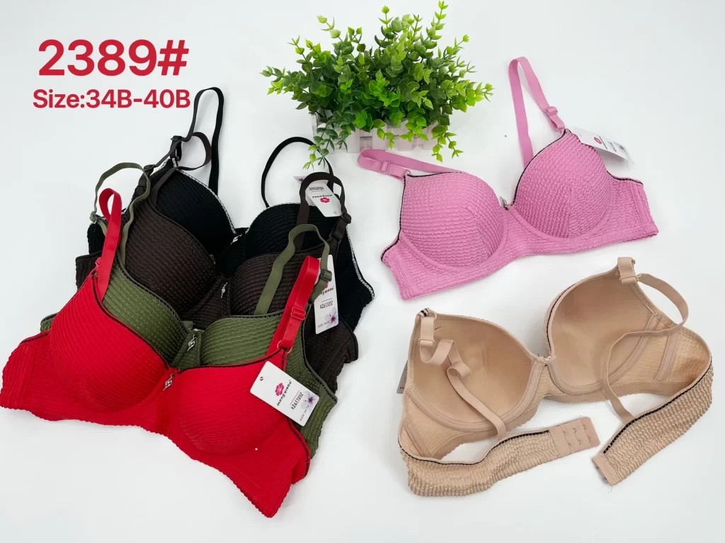 Wholesale Jacquard Bra B Cup (2389) - China lingerie manufacturer & supplier