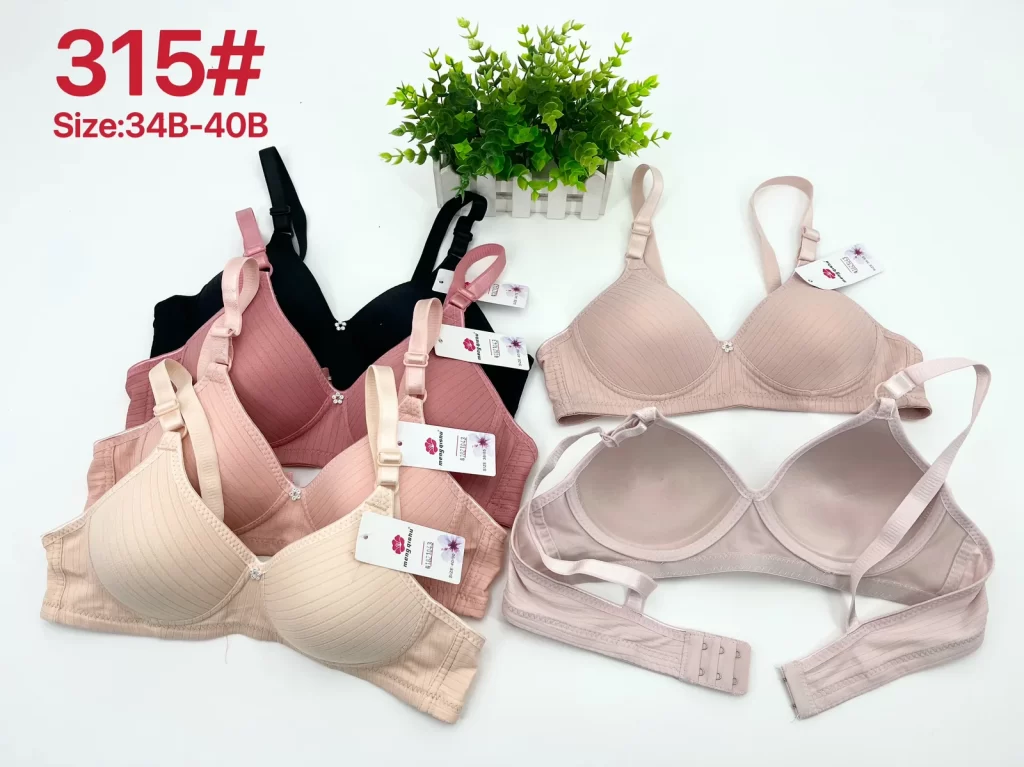 Wholesale Jacquard Striped Bra B Cup (315) - China lingerie manufacturer & supplier
