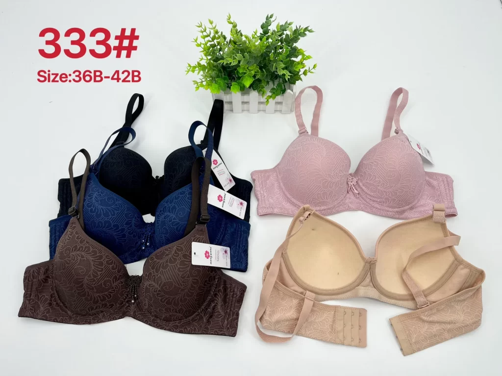 Wholesale Jacquard Bra B Cup (333) - China lingerie manufacturer & supplier