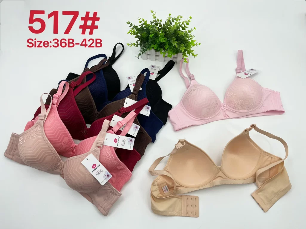 Wholesale Jacquard Bra B Cup (517) - China lingerie manufacturer & supplier