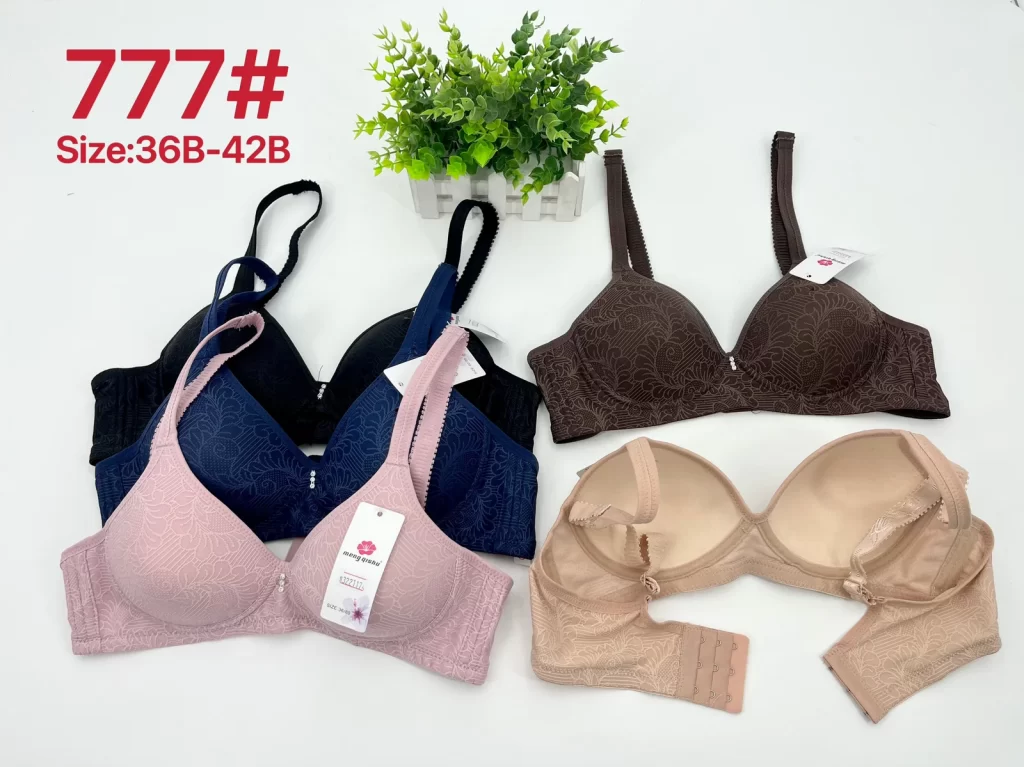 Wholesale Jacquard Bra B Cup (777) - China lingerie manufacturer & supplier