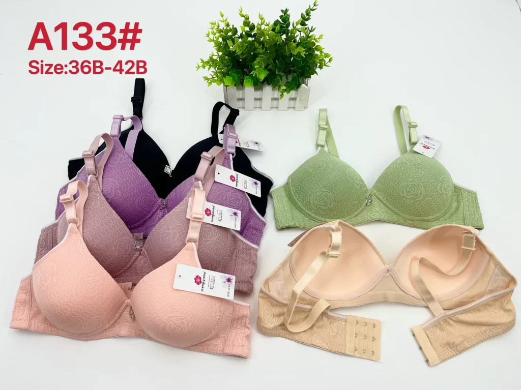 Wholesale Jacquard Bra B Cup (A133) - China lingerie manufacturer & supplier