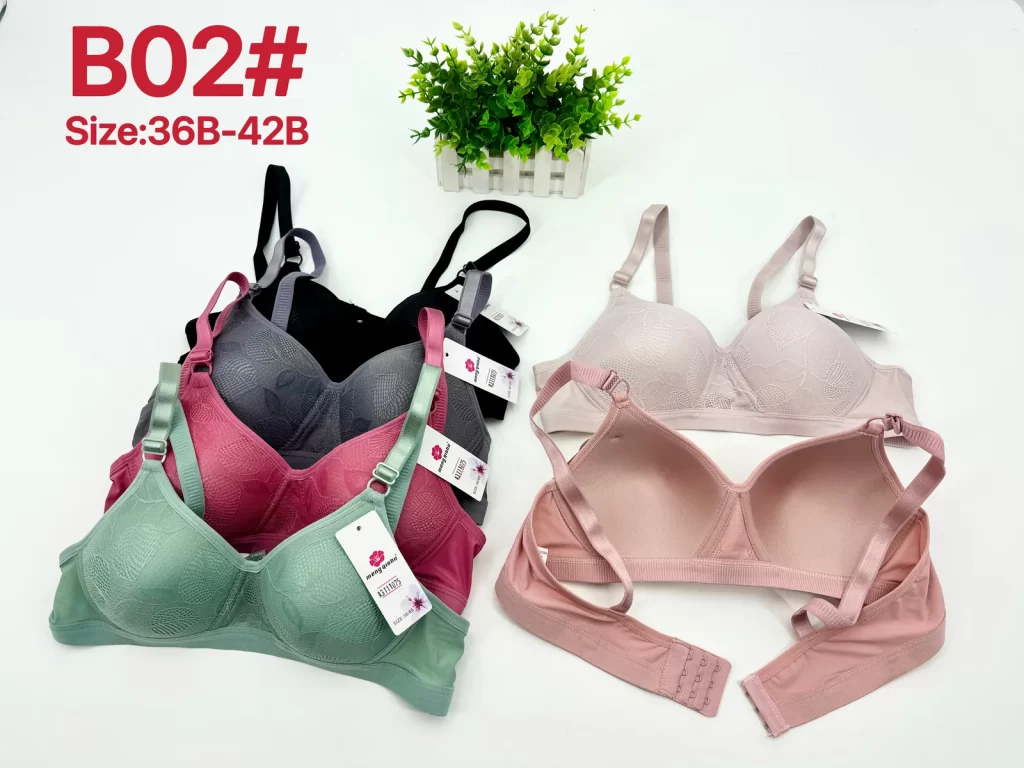 Wholesale Jacquard Bra B Cup (B02) - China lingerie manufacturer & supplier