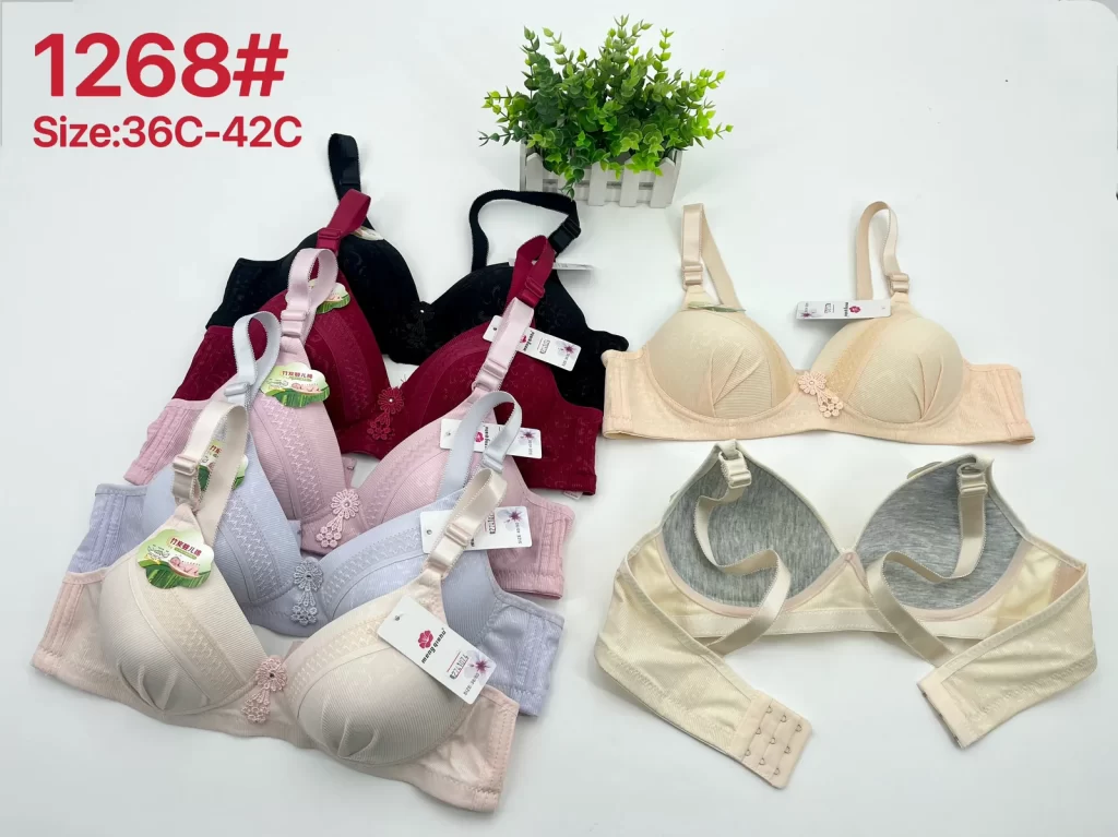 Wholesale Jacquard Striped Bra C Cup (1268) - China lingerie manufacturer & supplier